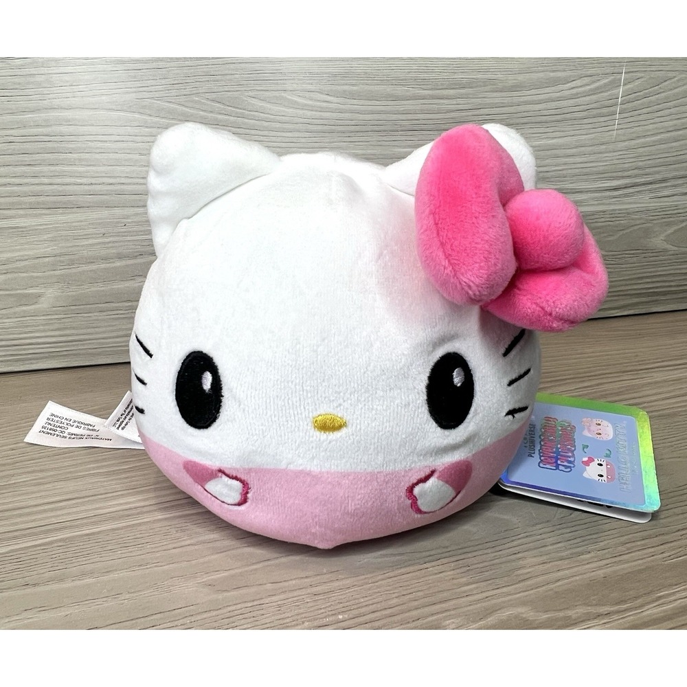 Hello Kitty 50th Anniversary Reversible Plush 4"Reversable Sanrio TeeTurtle
